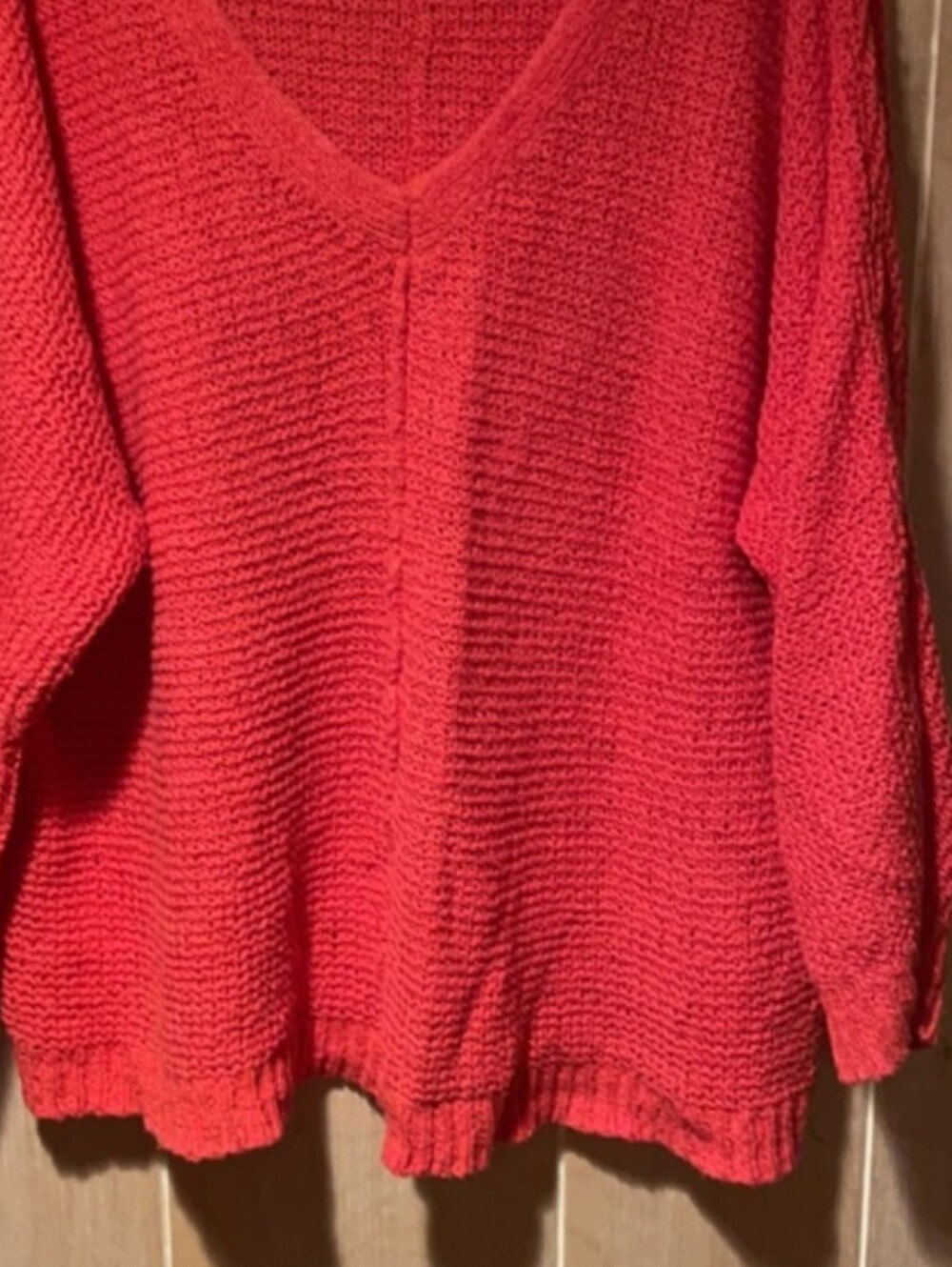 Free People Coral Knit Top Size M Excellent Condition $69